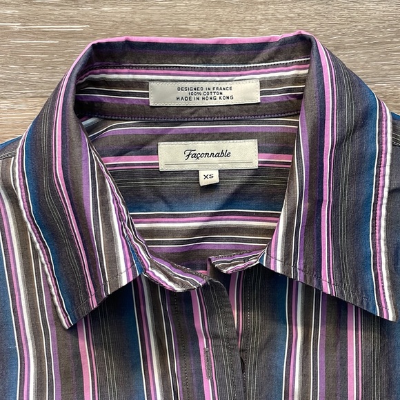 Falçonnable vintage button down shirt XS - Picture 3 of 5